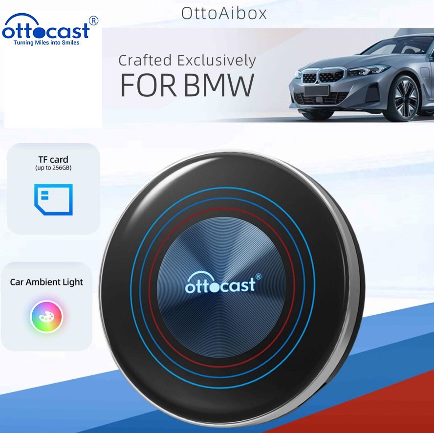 BMW OTTOCAST I3 ANDROID WIRELESS CARPLAY MULTIMEDIA AI BOX +