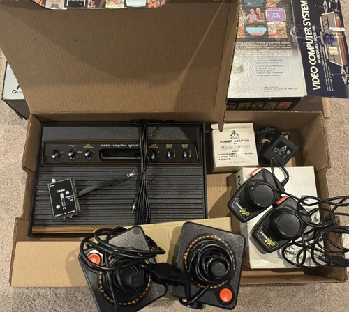 RARE Prestine Condition Atari CX-2600 Video Computer System Console 1982 Box See