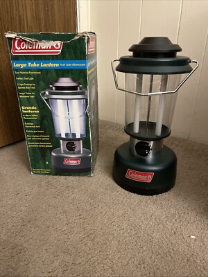 Coleman 5355H700 Large Tube Lantern In Original Box W Manual