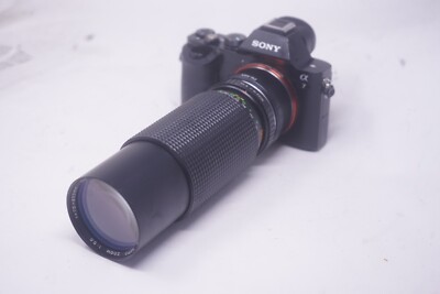 SONY E MOUNT ADAPTED Sunagor 75-300MM Telezoom OBJEKTIV +A7 NEX A6000