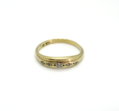 Vintage Damen Designer Ring 333er Gelbgold CPM Schmuckstein Luxury edel Lady