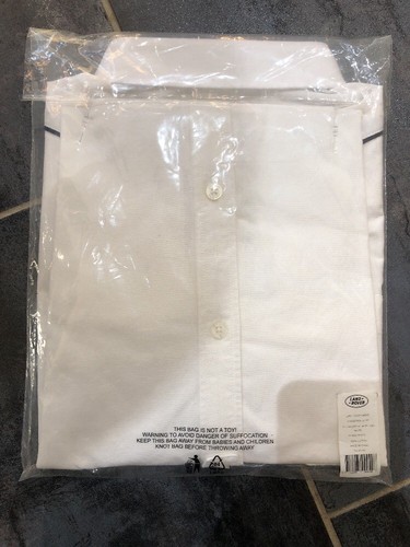 Genuine Land Rover Mens Heritage Shirt - White Brand New Small - Picture 4 of 4