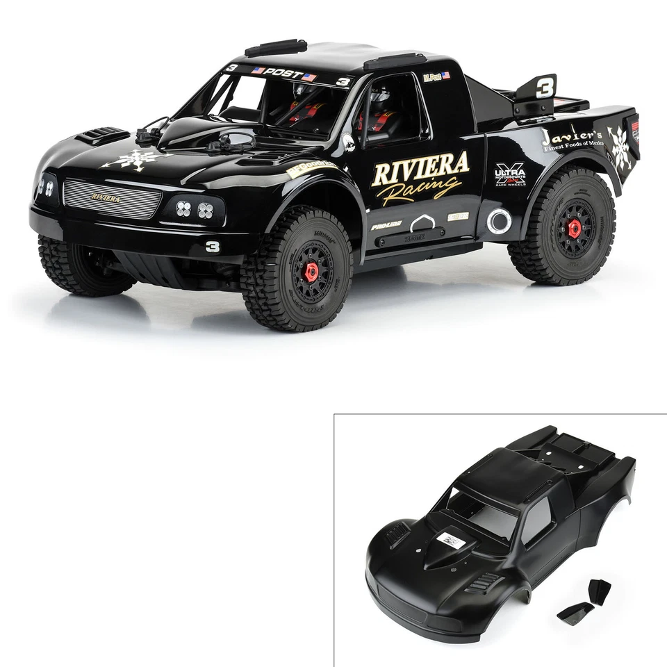 Pro-Line PRO363818 1/8 Pre-Cut 1997 Ford F-150 Truck Riviera Black Body : Mojave - Image 2 of 4