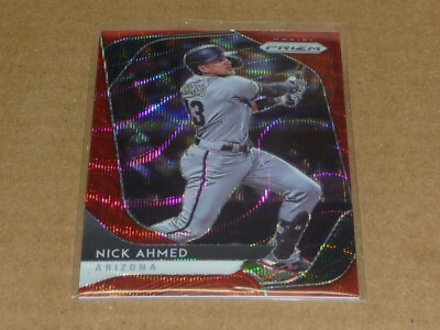 2020 Panini Prizm NICK AHMED RED WAVE DIAMONDBACKS /99 J3204 | eBay