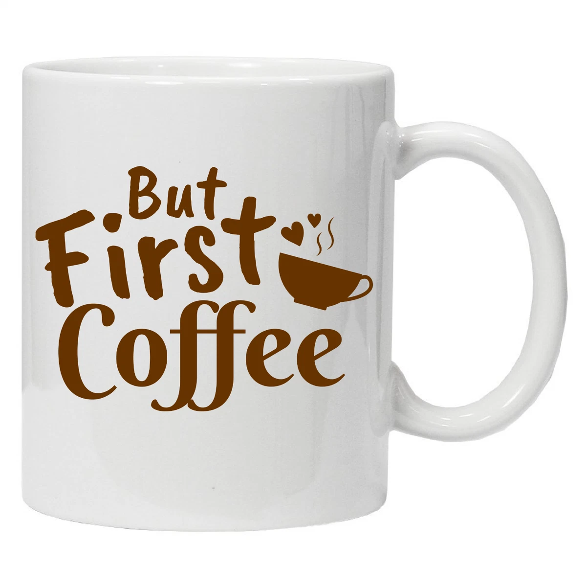 But First Coffee Mug & Coaster Gift Set Novelty Funny Office Mug