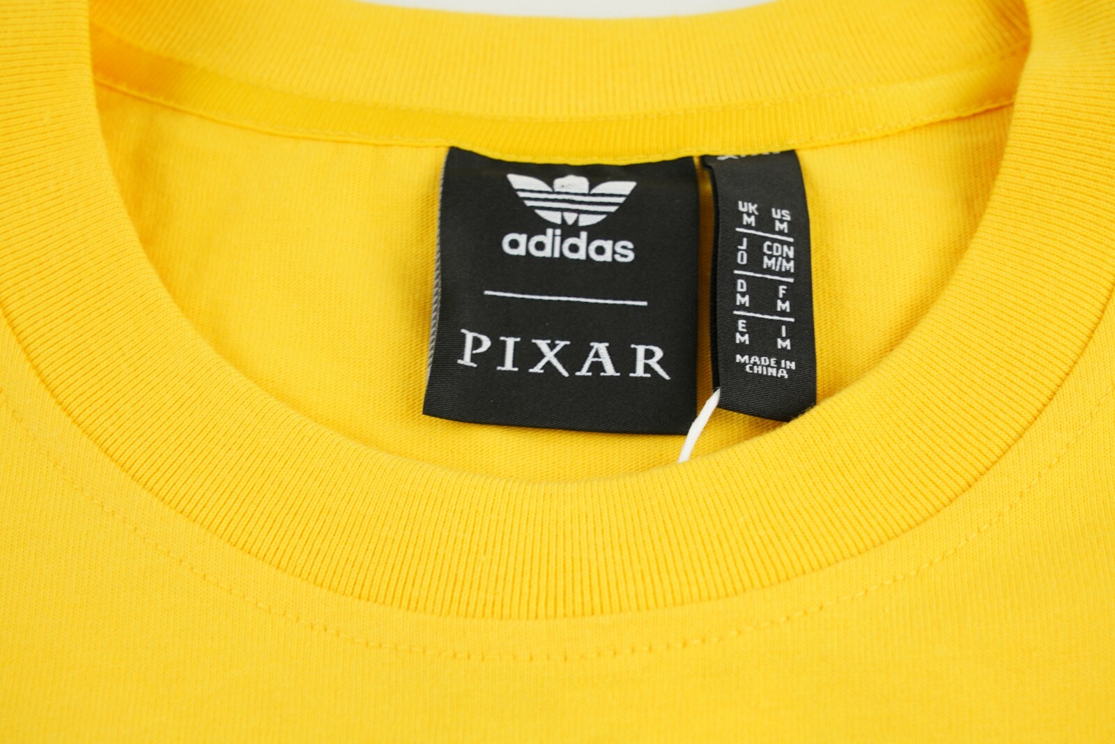 Adidas x Pixar HC6926 Manga Short Sleeve Tee TShirt Yellow Mens Sz Medium  Disney 195735971135 | eBay