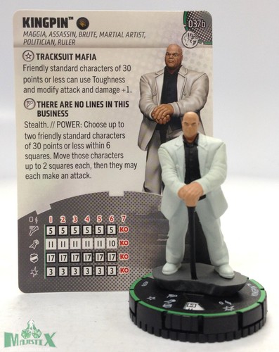 Heroclix Marvel Studios Next Phase set Kingpin #037b Prime figure w/card!
