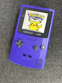 Nintendo Gameboy Color Colour Game Boy BACKLIT IPS Q5 GBC 🔹Grape Purple🔹