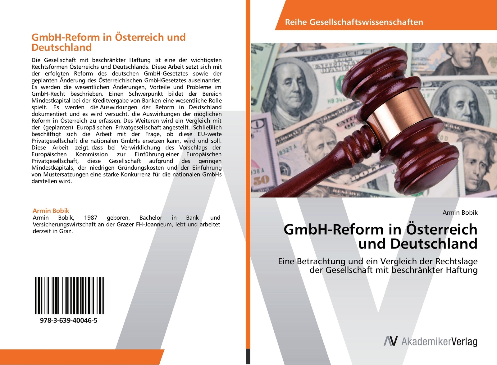 Thumbnail - Armin Bobik | Gmbh-reform In Österreich Und Deutschland | Taschenbuch