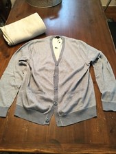 NWT Mens Express Cardigan Size Large Powder Blue