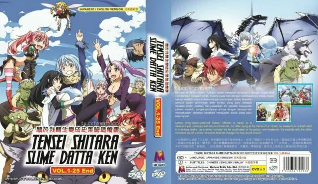 Anime DVD Tensei Shitara Slime Datta Ken Vol. 1-25 End English