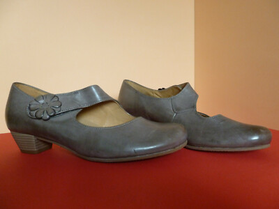 *SALE* Garbor Damenschuh * Spangenpump * Farbe Taupe Effektleder Gr. 37,5 (4,5)