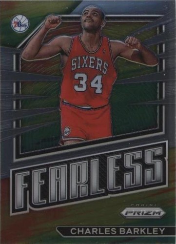 Charles Barkley 2019 Panini Prizm Choice Prizm Tiger Stripe Card 