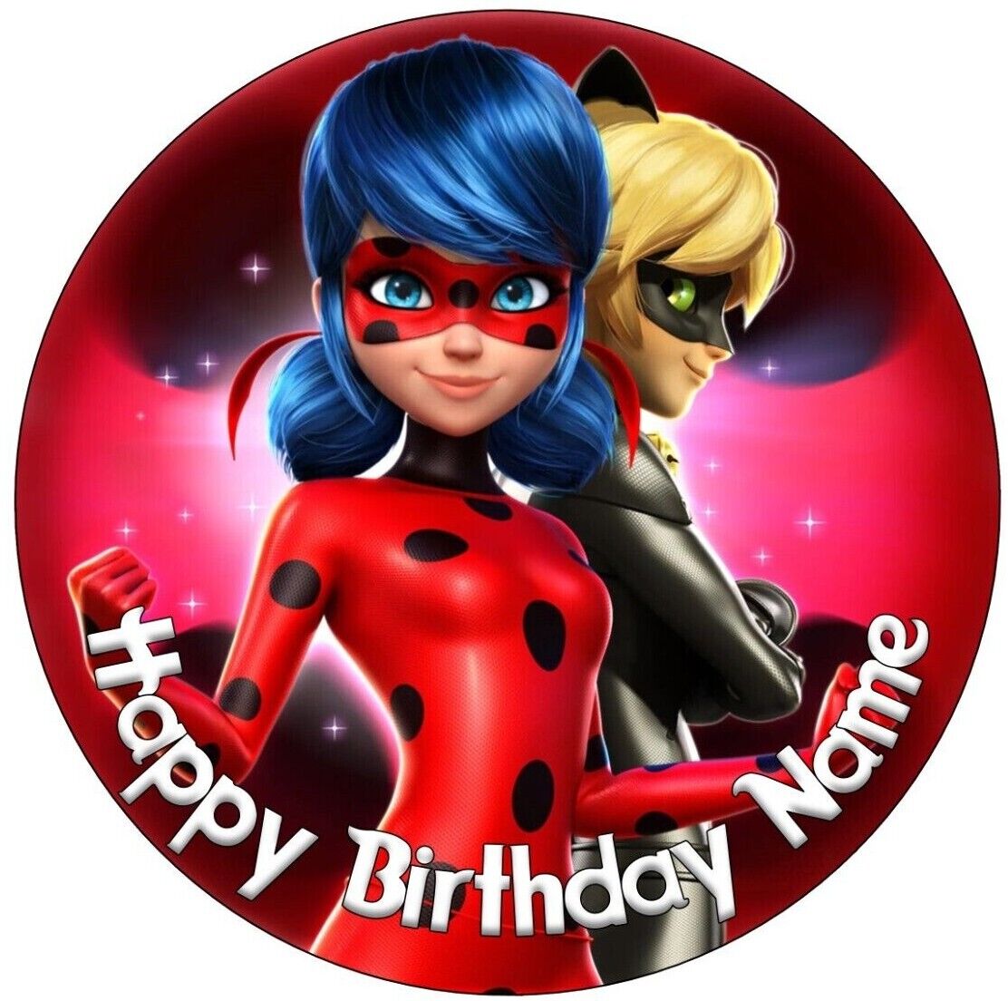 Ladybug Miraculous Cake