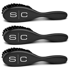 StyleCraft Pro The Fresh Cut Fade Cleaning Barber Hair Brush 3-PACK SC318SB