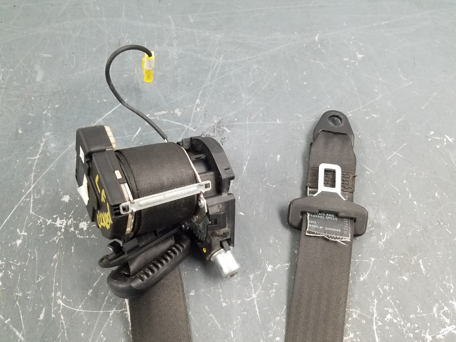 2007 Ferrari F430 Left Driver Seat Belt - Locked #1338 L2