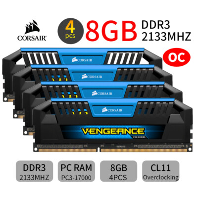 Memoria De Escritorio Ram Corsair 4x 8gb Ddr3 Oc 2400 Mhz Pc | Cuotas Sin Interés - Foto 2