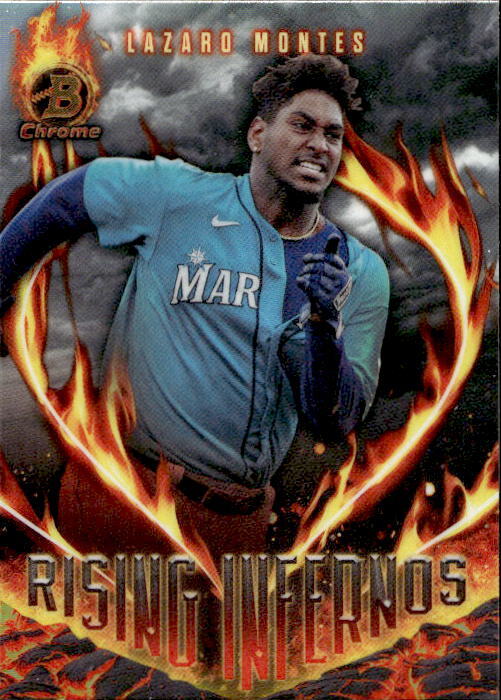 2024 Bowman Chrome #RI-19 Lazaro Montes Rising Infernos
