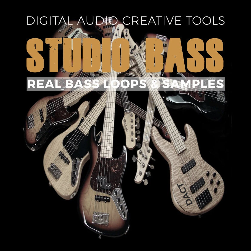 Studio Bass Guitar Sample Library 1 600 High Quality WAV Samples