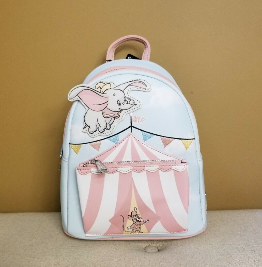 Loungefly Disney Dumbo The Flying Elephant Circus Tent Mini Backpack