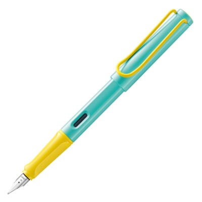 Lamy Safari Fountain Pen Pina Colada  X Fine Pt 2024 Special Edition New In Box