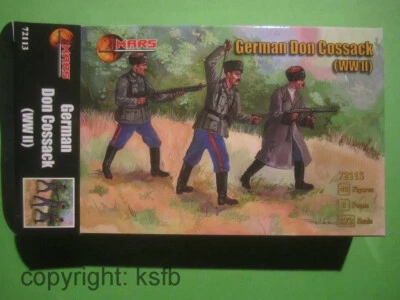 1:72 Mars Figuren #72113 WKII Deutsche Don Kosacken Soldaten Freiwilligen Armee