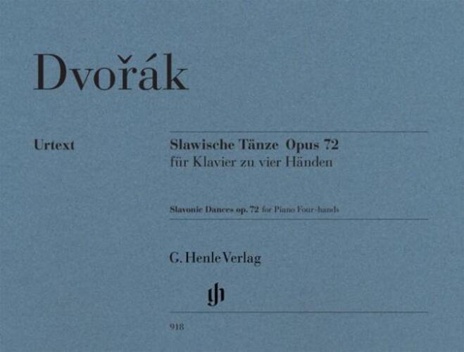 Thumbnail - Slawische Tänze Op. 72 Für Klavier Zu Vier Händen | Antonín Dvorák |