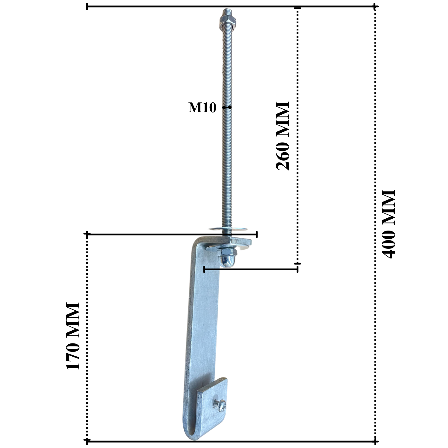Butchers MEAT RAIL Hanging SET 2.5Mt RAIL 4 Supporting HOOKS Kitchen ...