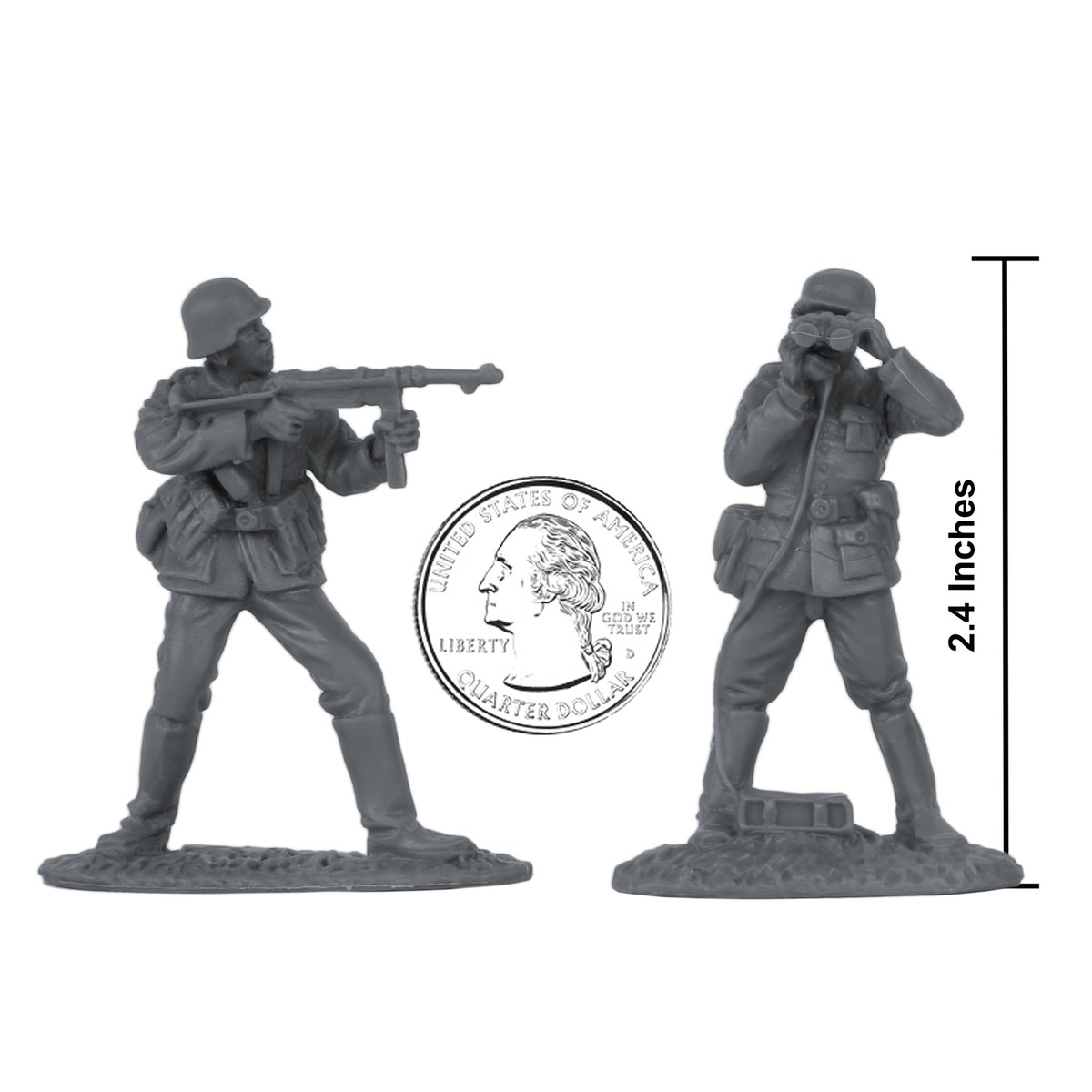 BMC CTS WW2 German Assault Medical Plastic Army Men Classic Toy
