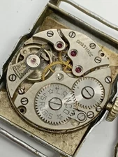 VINTAGE Art deco Military Tank watch cal. Langendorf Cyma dial WWII CHECK ✔️ it!