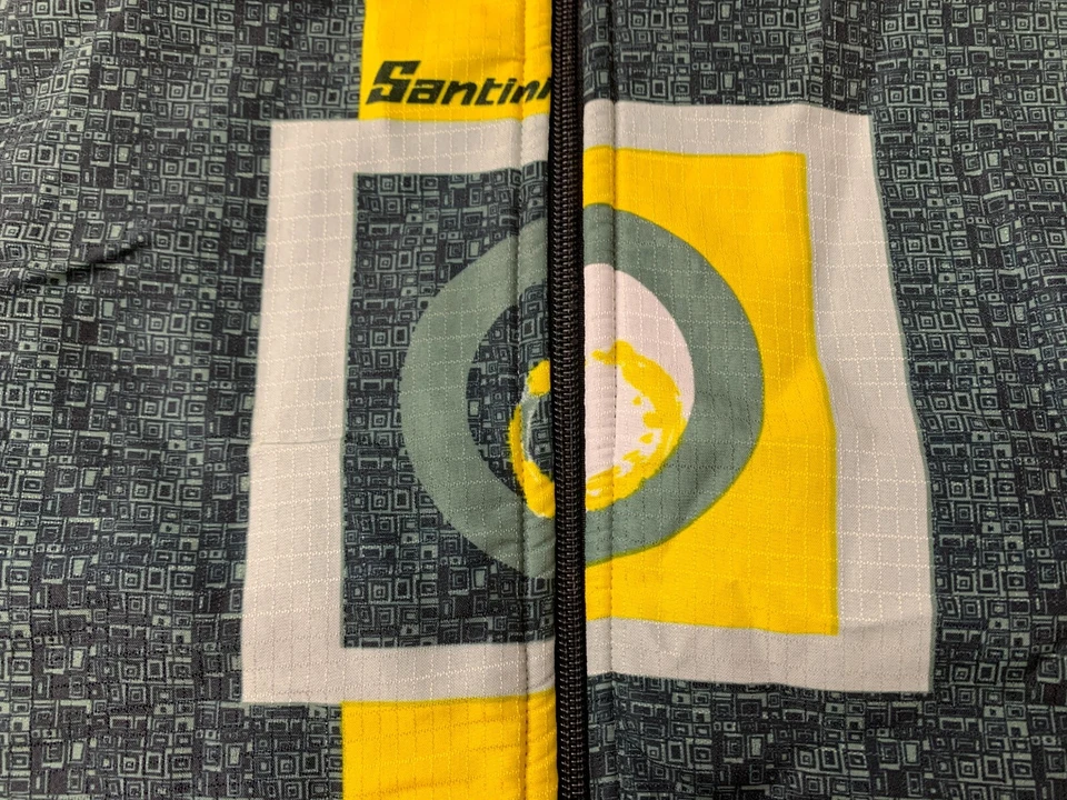 CAMISA JERSEY SANTINI ORIGINAL TALLA XL X-GRANDE RARA CÁLIDA VINTAGE AÑOS 90 CICLISMO L/S Foto 4 de 4