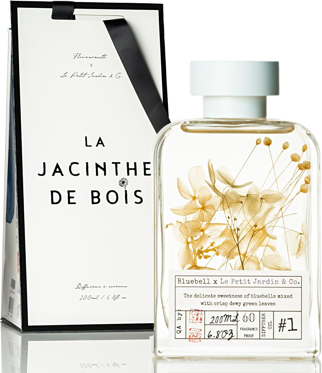 Reed Diffuser Gift Set with Flower Stick Fragrance Oil 200Ml 6.7Oz Home Office D-image