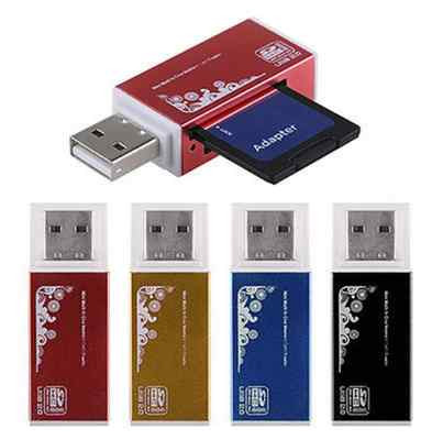 All in 1 USB 2.0 Multi Memory Card Reader for Micro SD SDHC TF M2 MMC MS PRO DUO