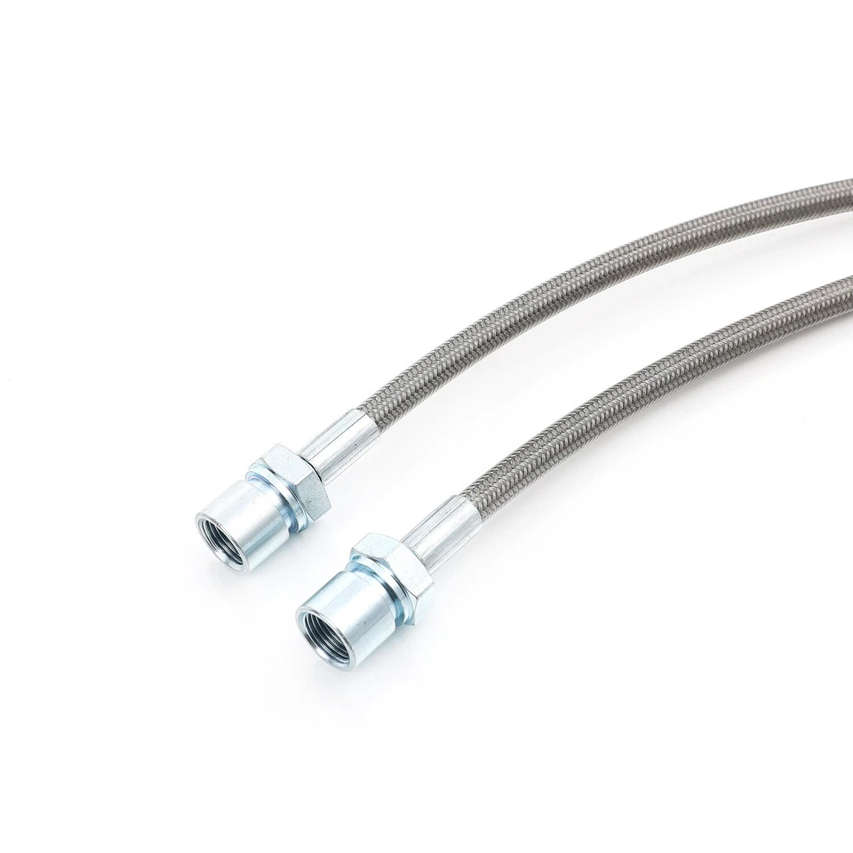 Front Stainless Steel Extended Brake Lines For 07-18 Silverado Sierra 5-7.5"lift - Image 3 of 4