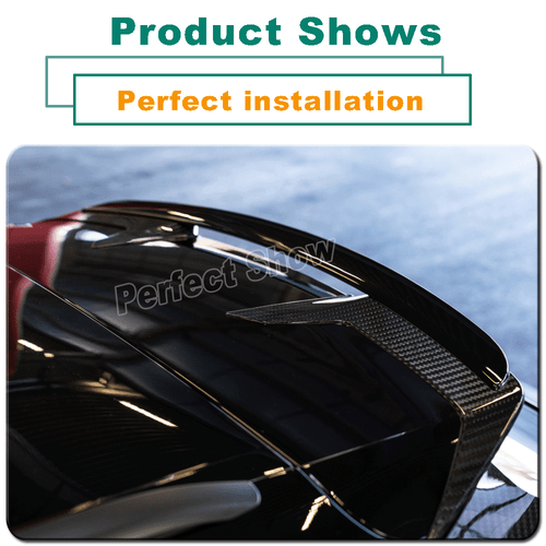 Alerón de techo de carbono para Audi RSQ8 RS Q8 2020-24 alerón trasero alerón labio - Imagen 5 de 12