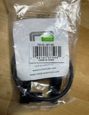 Balanced XLR Cable Right Angle Male to Straight Female - 1.5 Feet Black CBT1.5BK