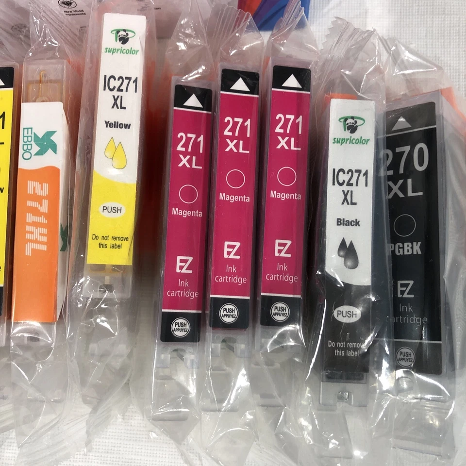 11 Pk EZink Compatible Ink Cartridge Replacement for Canon B, M, C, and Y, 271XL - Image 4 of 4
