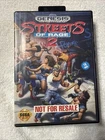 Sega Genesis “Streets of Rage 2” Video Game *has manual* Authentic Tested Works
