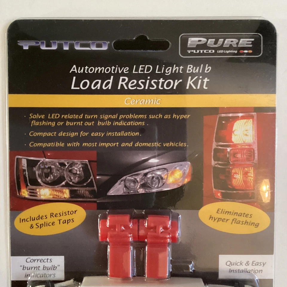 Putco 230004C Ceramic LED Light Bulb Load Resistor Kit - 25 Watt Resistors - Image 2 of 4