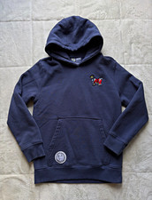 Youth Medium GOAT USA Santa Goat Navy Blue Hoodie