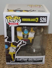 Claptrap (Distressed) Funko Pop Vinyl Figure #526 Borderlands 3 *scuffs on box*