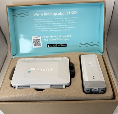 NEW! FLUME 2 Smart Home Water Monitor & Leak Detector Real-Time Usage OPEN BOX
