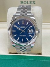 Rolex Datejust 41 Blue Index Jubilee 126334 Mint 2025