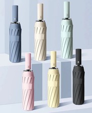 12 ribs fully automatic folding umbrella sunny and rainy weather can effectively
