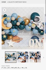 Fancy Fabrics Galactic Birthday Bash 72x60