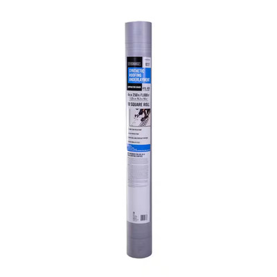 Synthetic Roofing Underlayment - Contractor Grade 400 Sq. Ft. (4 Ft. X 100 Ft.)