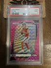 2024 Panini Prizm - Rookies Bo Nix #309 Pink Wave Prizm (RC) PSA 9