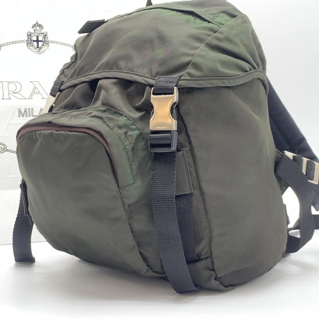 Prada V140 Drawstring Mini Backpack/Daypack in Kh… - image 4