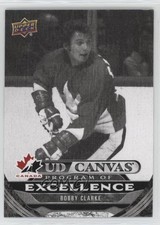 2024 Series 2 UD Canvas Program of Excellence Black & White Bobby Clarke HOF ib6