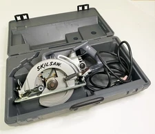 Skilsaw HD77 Heavy Duty 7-1/4" Worm Drive Circular Saw w/ Carrying Case - Mint